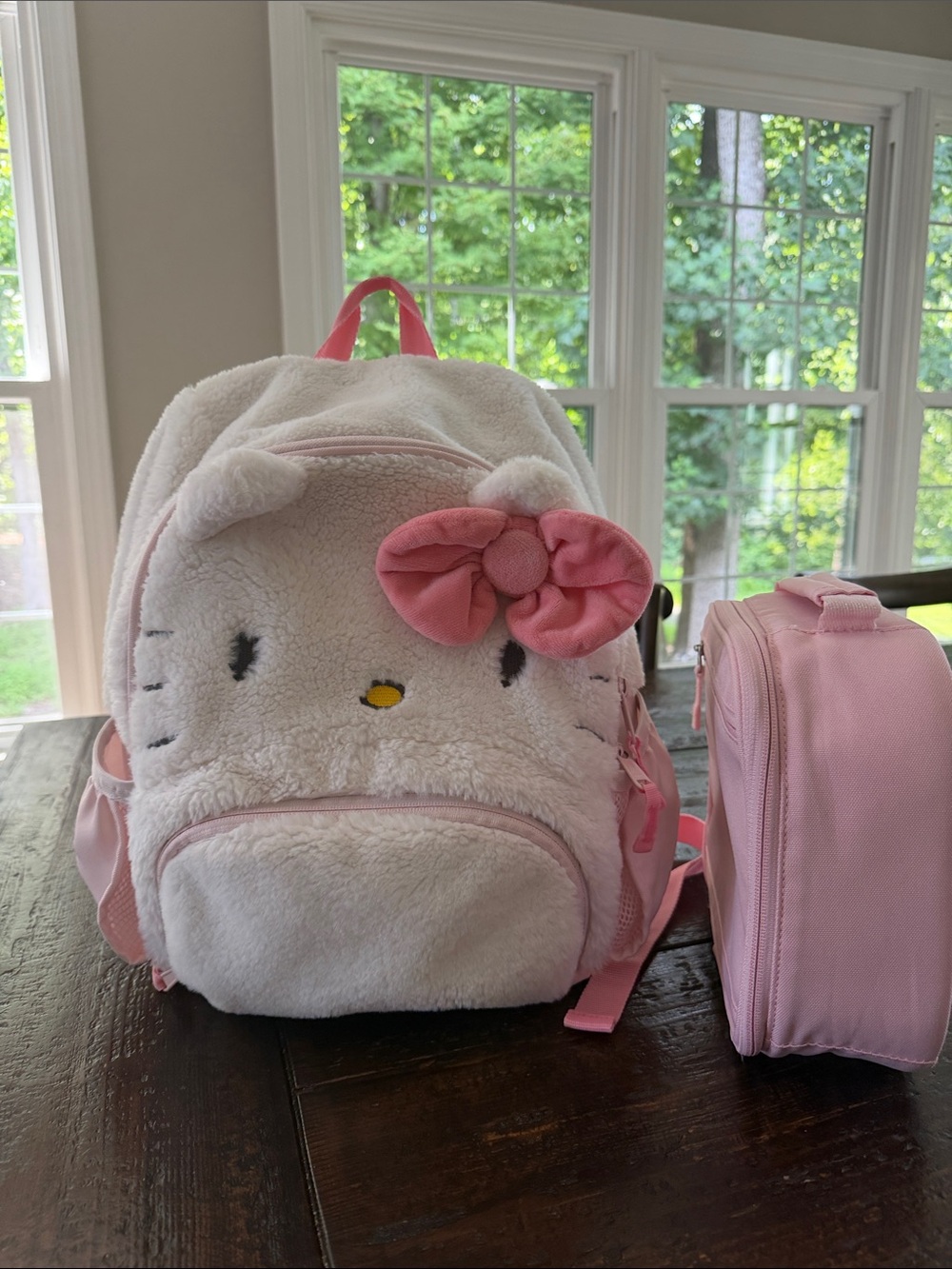 Pottery Barn Kids Hello Kitty backpack and PB pink lunchbox set only